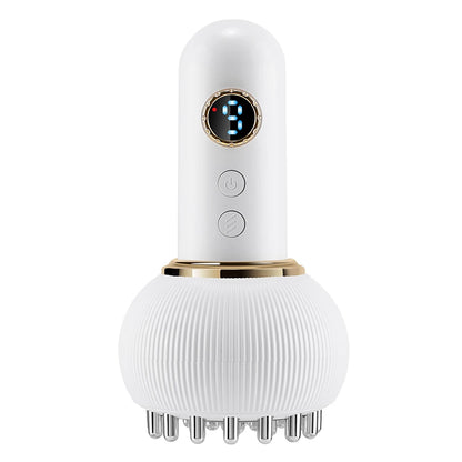 The Lymphatic Rejuvenator : Electric Meridian Brush – Red Light, Heat & Vibration Massager