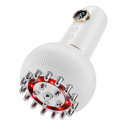 The Lymphatic Rejuvenator : Electric Meridian Brush – Red Light, Heat & Vibration Massager