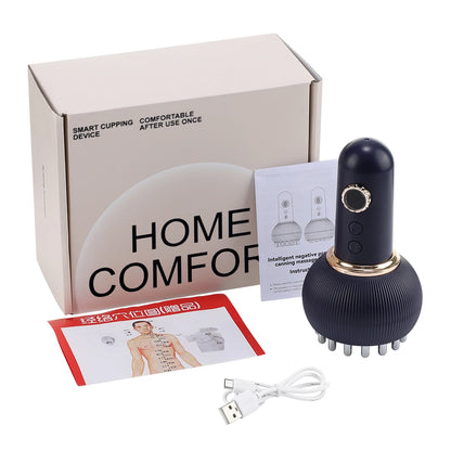 The Lymphatic Rejuvenator : Electric Meridian Brush – Red Light, Heat & Vibration Massager